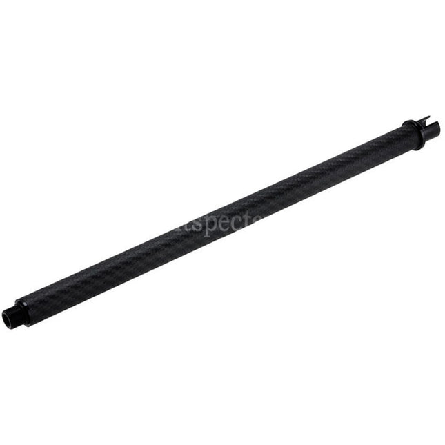 Dr. Black Light Weight Carbon Fiber 14 Inches Outer Barrel -14mm CCW Counter-Clockwise Thread For Tokyo Marui M4 Series MWS GBB Rifles Airsoft