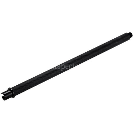 Dr. Black Light Weight Carbon Fiber 14 Inches Outer Barrel -14mm CCW Counter-Clockwise Thread For Tokyo Marui M4 Series MWS GBB Rifles Airsoft