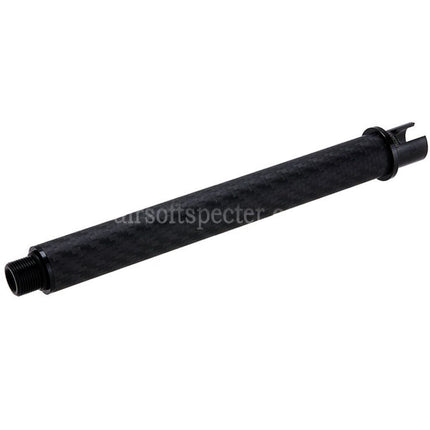 Dr. Black Light Weight Carbon Fiber 7 Inches Outer Barrel -14mm CCW Counter-Clockwise Thread For Tokyo Marui M4 Series MWS GBB Rifles Airsoft