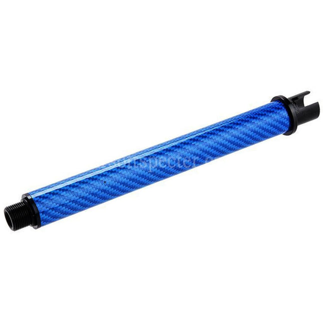 Dr. Black Light Weight Carbon Fiber 7 Inches Outer Barrel -14mm CCW Counter-Clockwise Thread For Tokyo Marui M4 Series MWS GBB Rifles Airsoft