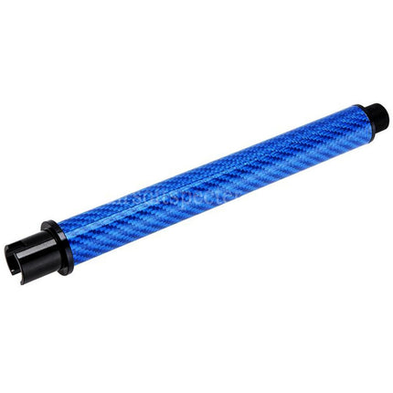 Dr. Black Light Weight Carbon Fiber 7 Inches Outer Barrel -14mm CCW Counter-Clockwise Thread For Tokyo Marui M4 Series MWS GBB Rifles Airsoft