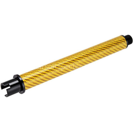 Dr. Black Light Weight Carbon Fiber 7 Inches Outer Barrel -14mm CCW Counter-Clockwise Thread For Tokyo Marui M4 Series MWS GBB Rifles Airsoft