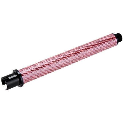 Dr. Black Light Weight Carbon Fiber 7 Inches Outer Barrel -14mm CCW Counter-Clockwise Thread For Tokyo Marui M4 Series MWS GBB Rifles Airsoft