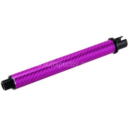 Dr. Black Light Weight Carbon Fiber 7 Inches Outer Barrel -14mm CCW Counter-Clockwise Thread For Tokyo Marui M4 Series MWS GBB Rifles Airsoft