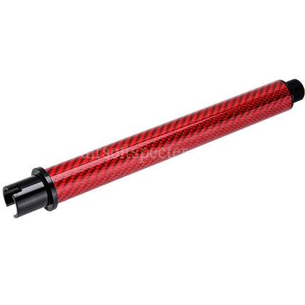 Dr. Black Light Weight Carbon Fiber 7 Inches Outer Barrel -14mm CCW Counter-Clockwise Thread For Tokyo Marui M4 Series MWS GBB Rifles Airsoft