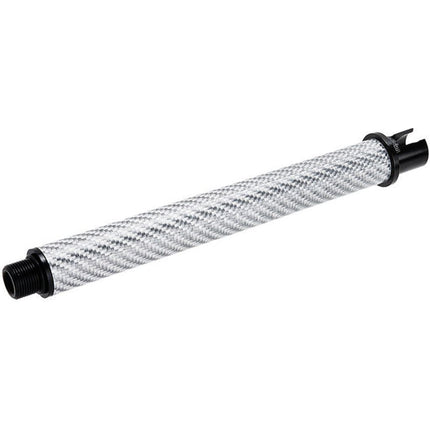 Dr. Black Light Weight Carbon Fiber 7 Inches Outer Barrel -14mm CCW Counter-Clockwise Thread For Tokyo Marui M4 Series MWS GBB Rifles Airsoft