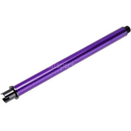 Dr. Black Light Weight Carbon Fiber 9 Inches Outer Barrel -14mm CCW Counter-Clockwise Thread For Tokyo Marui M4 Series MWS GBB Rifles Airsoft