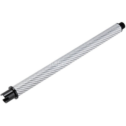 Dr. Black Light Weight Carbon Fiber 9 Inches Outer Barrel -14mm CCW Counter-Clockwise Thread For Tokyo Marui M4 Series MWS GBB Rifles Airsoft