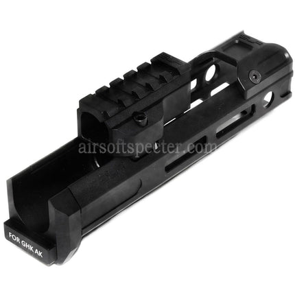 Kit de rail de garde-main M-LOK étendu Dytac SLR Rifleworks ION Lite 165 mm 6,5 pouces avec canon externe pour répliques Airsoft GBB de la série GHK AK, noir