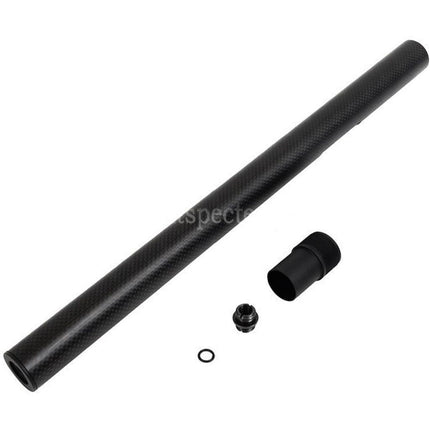 Laylax PSS 421mm Carbon Fiber Outer Barrel For Tokyo Marui VSR-10 G-Spec Series Bolt Action Sniper Airsoft Black