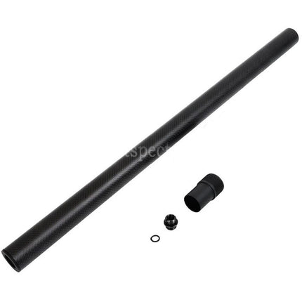 Laylax PSS 548mm Carbon Fiber Regular Outer Barrel For Tokyo Marui VSR-10 G-Spec Series Bolt Action Sniper Airsoft Black