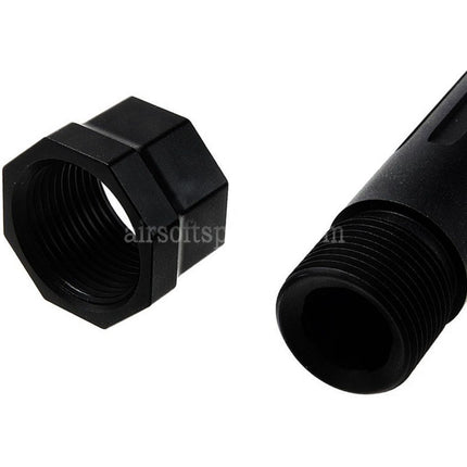 RWA Agency Arms CNC Aluminum Mid-Line Threaded Outer Barrel -14mm CCW For Umarex (VFC) G17 Gen3 Gen4 G18C / RWA Agency Arms EXA Series GBB Pistols Airsoft