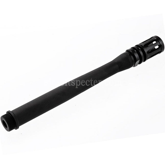 VFC Extended Outer Barrel -14mm CCW with Flash Hider For VFC M249 Series GBB Machine Gun Rifles Airsoft Black