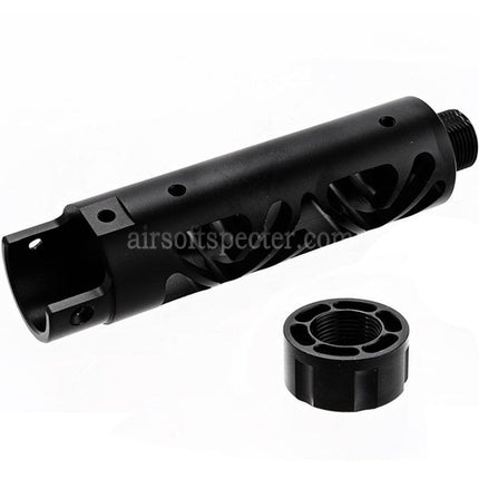 Narcos Airsoft CNC Aluminum Front Barrel Kit (Type 6) For Action Army AAP01 Series GBB Pistols
