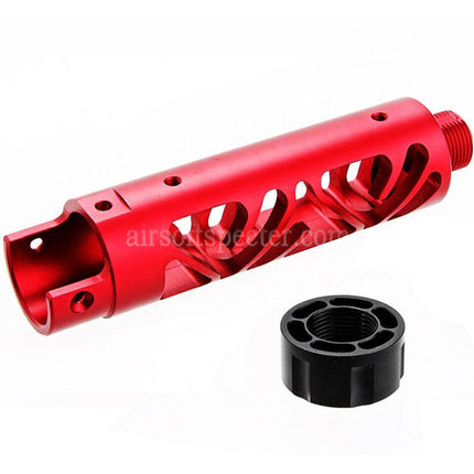Narcos Airsoft CNC Aluminum Front Barrel Kit (Type 6) For Action Army AAP01 Series GBB Pistols