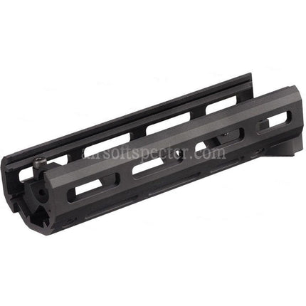 Hephaestus 6.5 Inches 160mm CNC Aluminum M-LOK Handguard For GHK LCT AKS-74U Series AEG GBB Rifles Airsoft Black