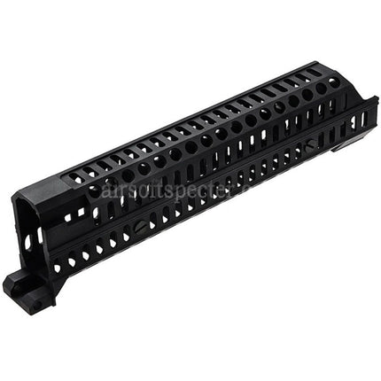 LCT 280mm Aluminum ZSPORT-12 Handguard Rail System For LCT LCK-12 LCK-15 LCK-19 ZK-12 ZK-12U AK12 Series AEG Rifles Airsoft Black