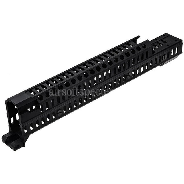 LCT 345mm Aluminum ZSPORT-12U Handguard Rail System For LCT LCK-12 LCK-15 LCK-19 ZK-12 ZK-12U AK12 Series AEG Rifles Airsoft Black