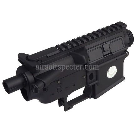 E&C COLT M4A1 Metal Body Upper Lower Receiver (CNC Logo) Suitable For E&C Tokyo Marui M4 M16 Series AEG Rifles Airsoft Black