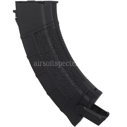 CYMA 500rd Pull-Tab Polymer Winding Hi-Cap Magazine Suitable For AK Series AEG Rifles Airsoft Black