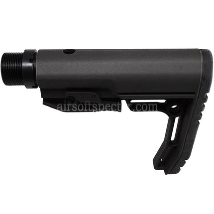 CYMA CGS MFT BMSMIL Style Minimalist Stock Set with 5-Position Short Buffer Tube Suitable For CYMA CGS Tokyo Marui M4 Series MWS GBB Rifles