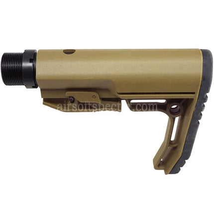CYMA CGS MFT BMSMIL Style Minimalist Stock Set with 5-Position Short Buffer Tube Suitable For CYMA CGS Tokyo Marui M4 Series MWS GBB Rifles