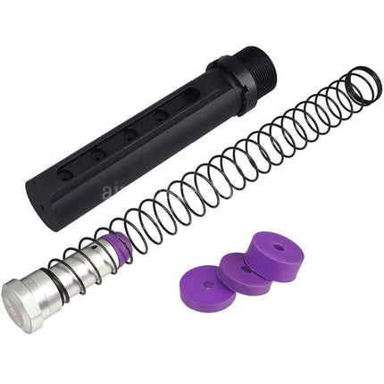 CYMA CGS MFT BMSMIL Style Minimalist Stock Set with 5-Position Short Buffer Tube Suitable For CYMA CGS Tokyo Marui M4 Series MWS GBB Rifles
