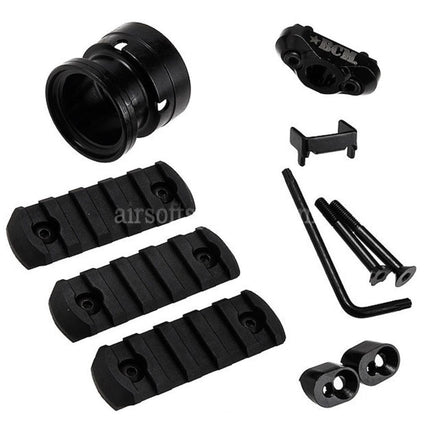 VFC 10 Inches BCM GUNFIGHTER MCMR-10 M-LOK Handguard Rail System For VFC M4 Series AEG Rifles Airsoft Black