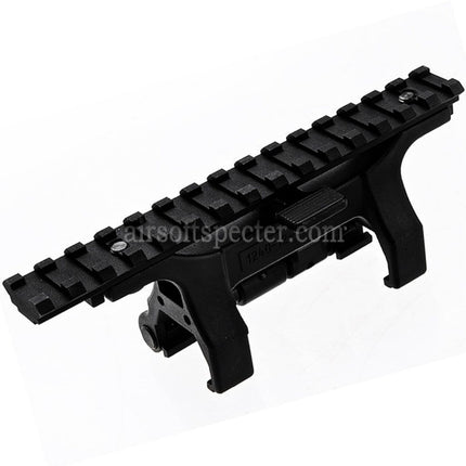 VFC Old School Picatinny Rail Claw Mount For Umarex (Elite Force) H&K MP5 G3 HK53 Series GBB Rifles Airsoft Black