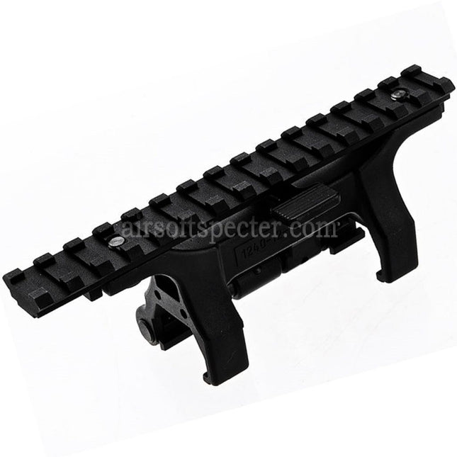 VFC Old School Picatinny Rail Claw Mount For Umarex (Elite Force) H&K MP5 G3 HK53 Series GBB Rifles Airsoft Black