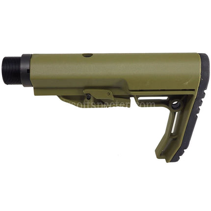 CYMA CGS MFT BMSMIL Style Minimalist Stock Set with 6-Position Short Buffer Tube Suitable For CYMA CGS Tokyo Marui M4 Series MWS GBB Rifles