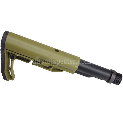 CYMA CGS MFT BMSMIL Style Minimalist Stock Set with 6-Position Short Buffer Tube Suitable For CYMA CGS Tokyo Marui M4 Series MWS GBB Rifles