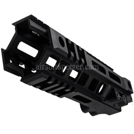 Z-Parts Aluminum 185mm 7 Inches MK4 M-LOK Handguard Rail System with Barrel Nut For Tokyo Marui M4 Series MWS GBB Rifles Airsoft Black