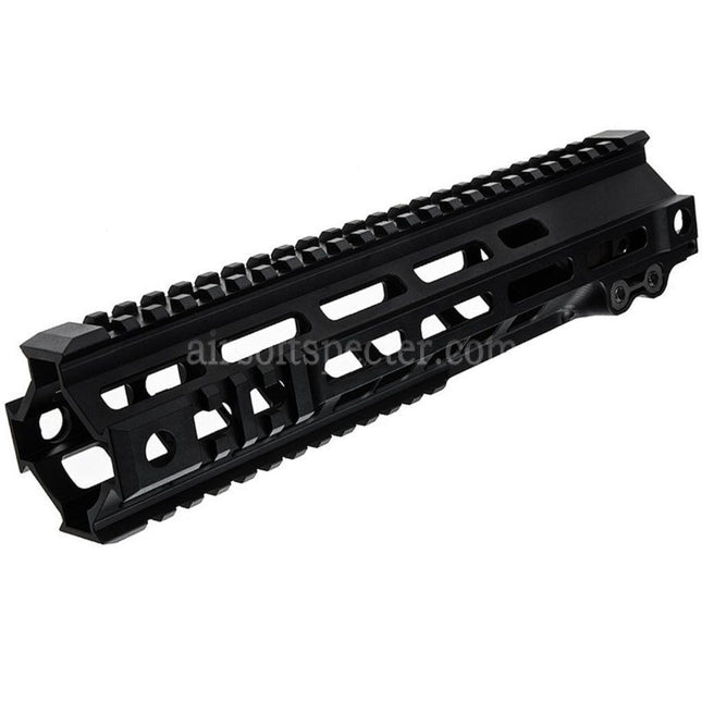 Z-Parts Aluminum 260mm 10 Inches MK4 M-LOK Handguard Rail System with Barrel Nut For Tokyo Marui M4 Series MWS GBB Rifles Airsoft Black