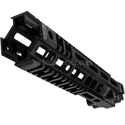 Z-Parts Aluminum 260mm 10 Inches MK4 M-LOK Handguard Rail System with Barrel Nut For Tokyo Marui M4 Series MWS GBB Rifles Airsoft Black