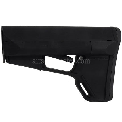 Crosse rétractable E&C M Style ACS pour répliques AEG M4 Airsoft Noire