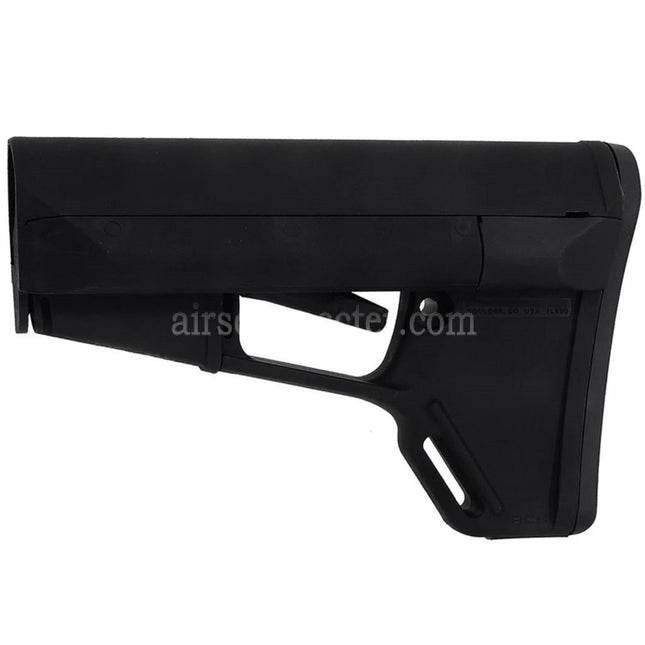 Crosse rétractable E&C M Style ACS pour répliques AEG M4 Airsoft Noire