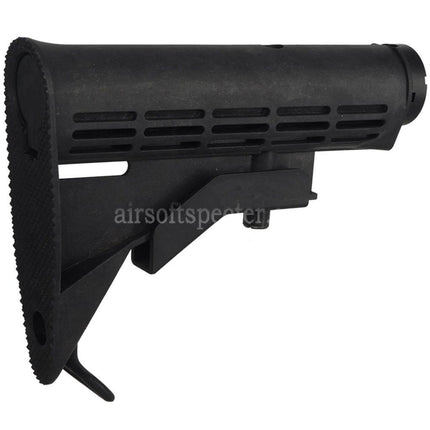 CYMA LE Retractable Stock with 6-Position Tube Suitable For M4 Series AEG Rifles Black