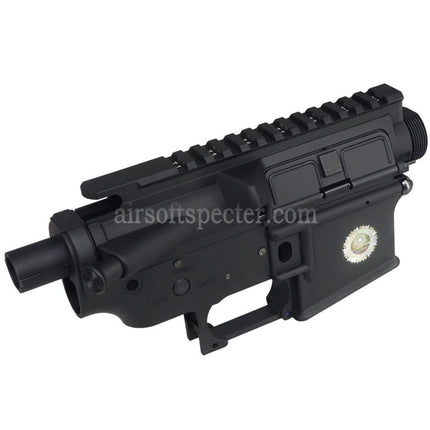 E&C COLT M4A1 Metal Body Upper Lower Receiver (CNC Logo) Suitable For E&C E-Bolt System AR M4 M16 Series AEG Rifles Airsoft Black