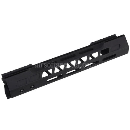 APS CNC Aluminium 10 Inches Quantum Mechanics DASH M-LOK Handguard Rail System Suitable For AR M4 M16  Series AEG Rifles Airsoft Black