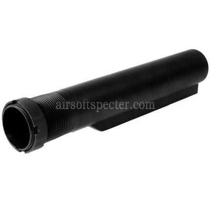 Guns Modify GM CNC Aluminum 6-Position Stock Buffer Tube For Tokyo Marui M4 Series MWS GBB Rifles Airsoft Black