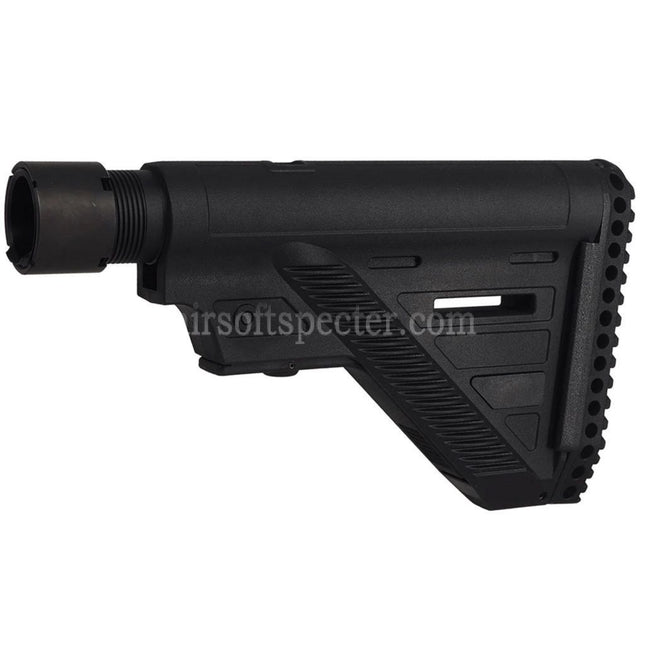 Guns Modify GM HK416 A5 Style Polymer Slim Stock with 6-Position Buffer Tube For VFC Umarex H&K HK416 A5 Series GBB Rifles Airsoft