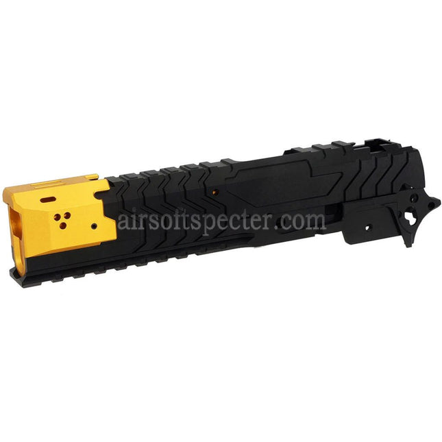 5KU CNC Aluminum Matrix Style Outer Barrel Middle Frame Slide Set For Tokyo Marui Hi-Capa Series GBB Pistols Airsoft