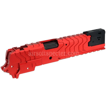 5KU CNC Aluminum Matrix Style Outer Barrel Middle Frame Slide Set For Tokyo Marui Hi-Capa Series GBB Pistols Airsoft