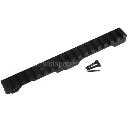 Support de montage Picatinny 20mm DOUBLE BELL pour carabines de série Kar-98K 98K Fusil de précision Airsoft Noir