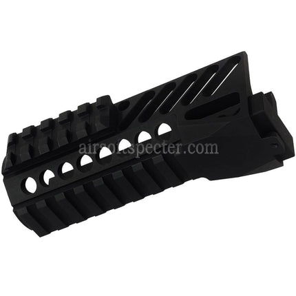 DOUBLE BELL CNC Aluminum Lower Handguard Rail System Suitable For AKS-74U Series AEG GBB Rifles Airsoft Black