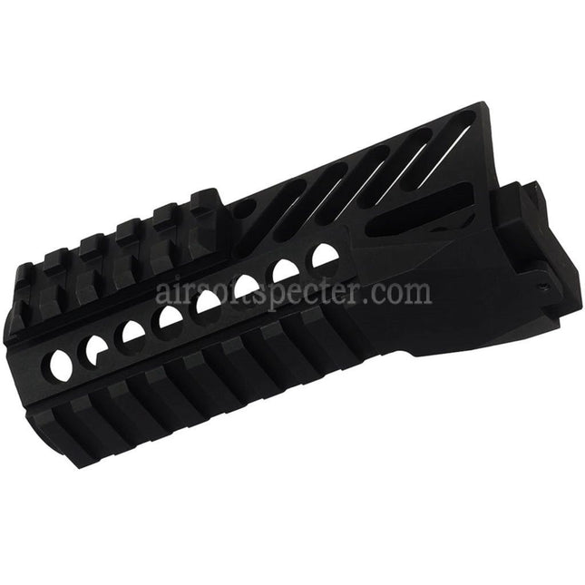 DOUBLE BELL CNC Aluminum Lower Handguard Rail System Suitable For AKS-74U Series AEG GBB Rifles Airsoft Black