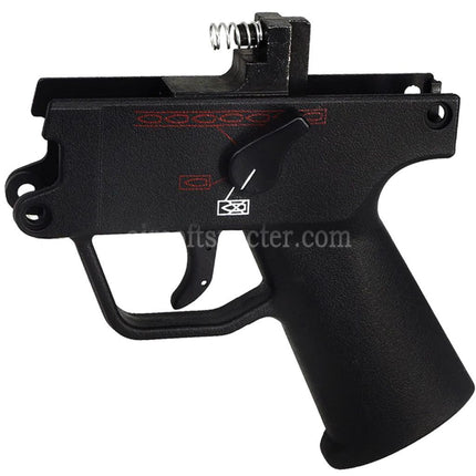 AIRSOFT SPECTER Polymer Complete Lower Body Receiver Grip Frame For WELL G55 MP5K DOUBLE BELL 722 Maruzen System MP5K Series GBB SMG Rifles Black