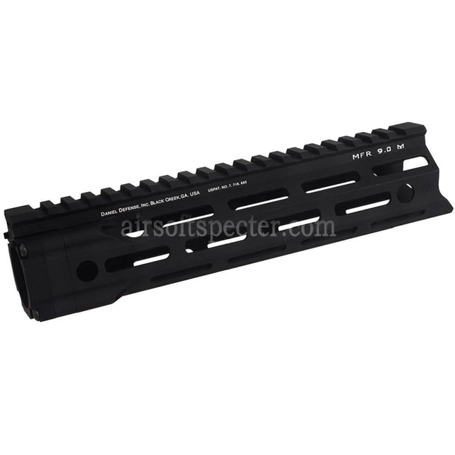 APS EMG Daniel Defense MFR 9 Inches M-LOK Handguard Rail System For APS EMG Tokyo Marui M4 M16 Series AEG Rifles Airsoft Black