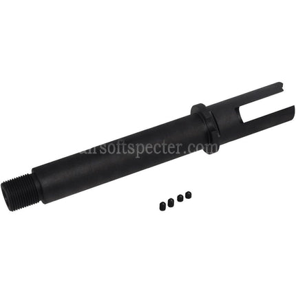 BBT CNC Steel Outer Barrel -14mm CCW Counter-Clockwise Thread For KRYTAC Kriss Vector Series AEG GBB SMG Rifles Airsoft Black